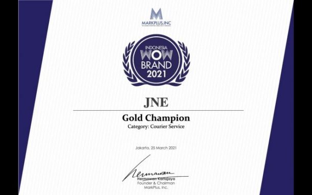 Gold Champion JNE