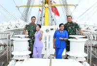 Panglima TNI Bersama Ketua Umum Dharma Pertiwi Kunjungan ke Koarmada II Surabaya Uritanet.com