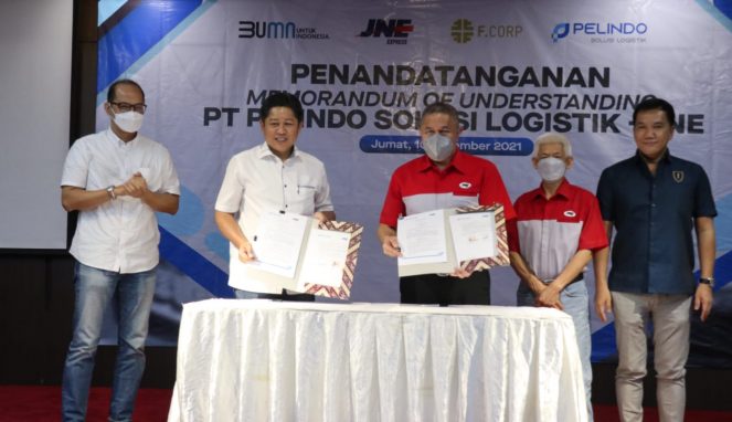 Pelindo Solusi Logistik MoU Dengan JNE Memperluas Pasar Membangun Kesejahteraan Sosial dan Ekonomi Nasional Uritanet.com