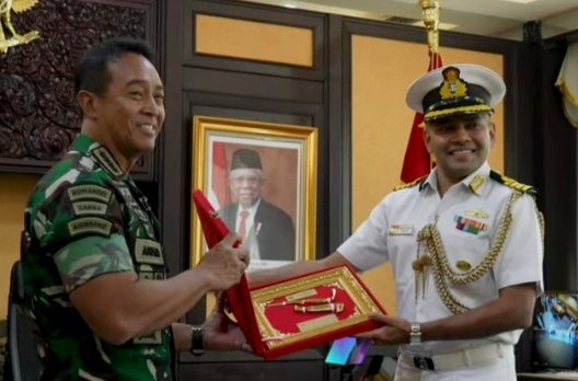 Panglima TNI Bersama Atase Pertahanan India Bahas Terkait Kerja Sama di Bidang Maritim Uritanet.com