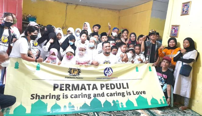 Ramadan Permata Peduli 1443 H "Sharing is Caring and Caring is Love"   Bersama Serikat Wartawan Indonesia  Uritanet.com