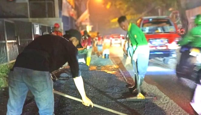 DBMSDA Kota Bekasi Mengerahkan Tim URC SitaMBel Melakukan Pemeliharaan dan Penanganan Jalan Ruas Jalur Mudik Uritanet.com