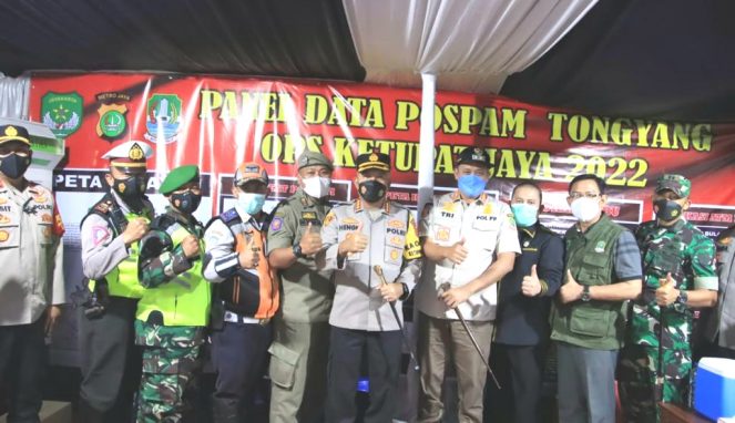 Plt. Walikota, Kapolres dan Dandim Bekasi Patroli Pemantauan Pos Mudik Lebaran Uritanet.com