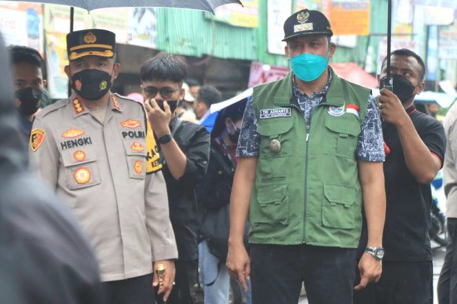 Jelang Iedul Fitri Plt. Walikota Bekasi dan Kapolres Metro Bekasi Kota Monitoring Terminal Kota Bekasi Uritanet.com