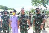 Kunker Panglima TNI di Korem 142/Tatang, 118 Unit Perumahan di Bangun Dari TNI AD Uritanet.com