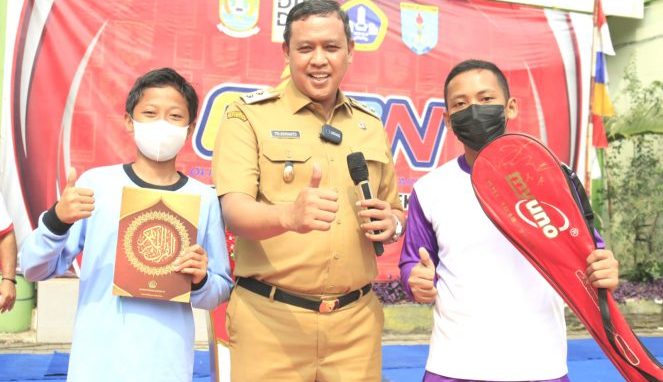 O2SN Tingkat SD dan SMP Se- Kota Bekasi Dihadiri Tri Adhianto Uritanet.com