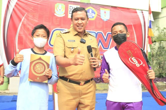 O2SN Tingkat SD dan SMP Se- Kota Bekasi Dihadiri Tri Adhianto Uritanet.com