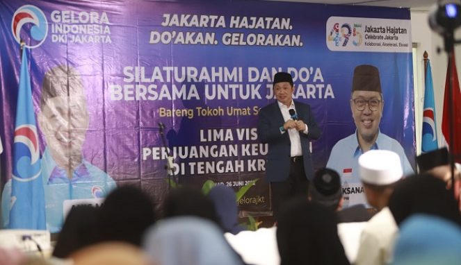 Partai Gelora Indonesia DKI Jakarta Silaturahmi dan Doa Bersama 495 Tokoh Umat Uritanet.com