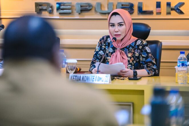 Ketua Komite I DPD RI Andriara Apriliia Hikmat/ Humas DPDRI