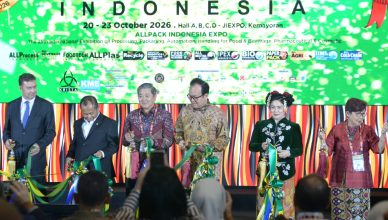 Krista Exhibitions Group resmi membuka ALLPack Indonesia 2026 di Jakarta International Expo (JIExpo) Kemayoran, Jakarta, Selasa (20/10).Foto : ombenk/uritanet.com